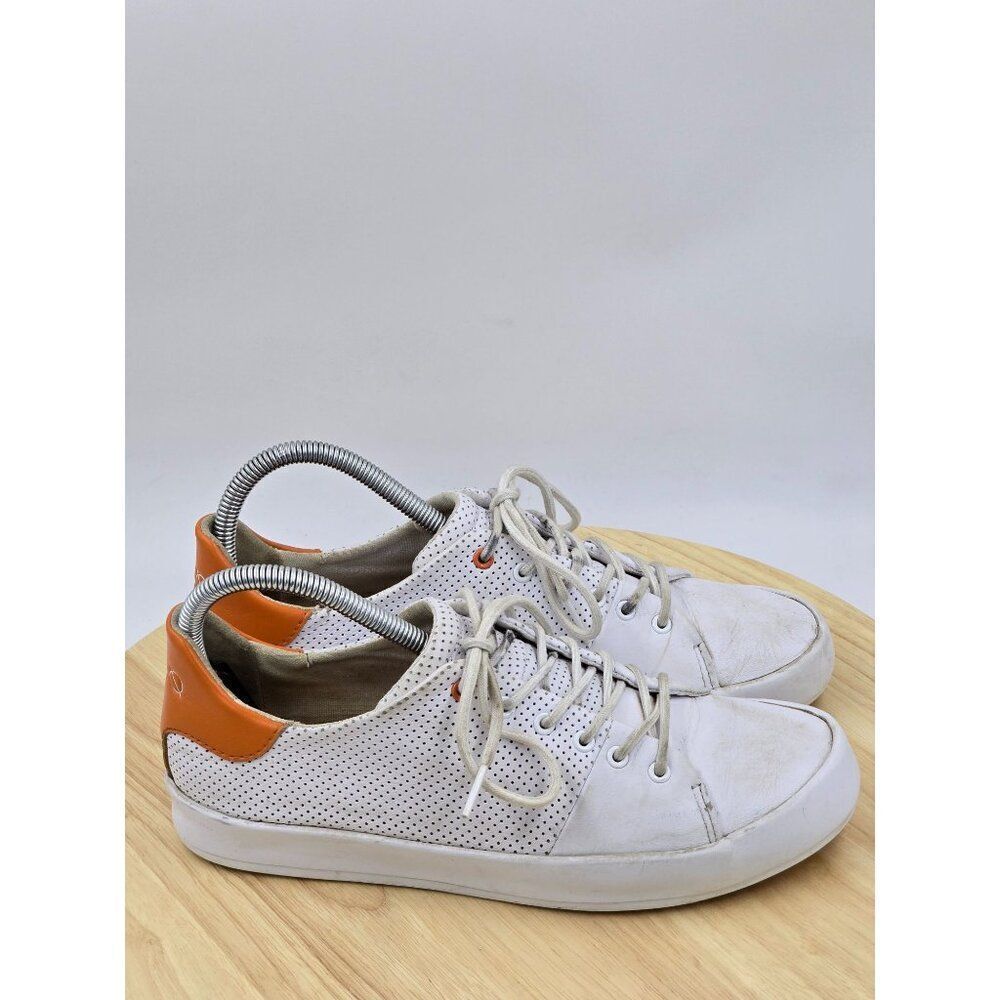 Creative Recreation & Nick Jonas Carda Perforated White Leather Shoes women sz 8
